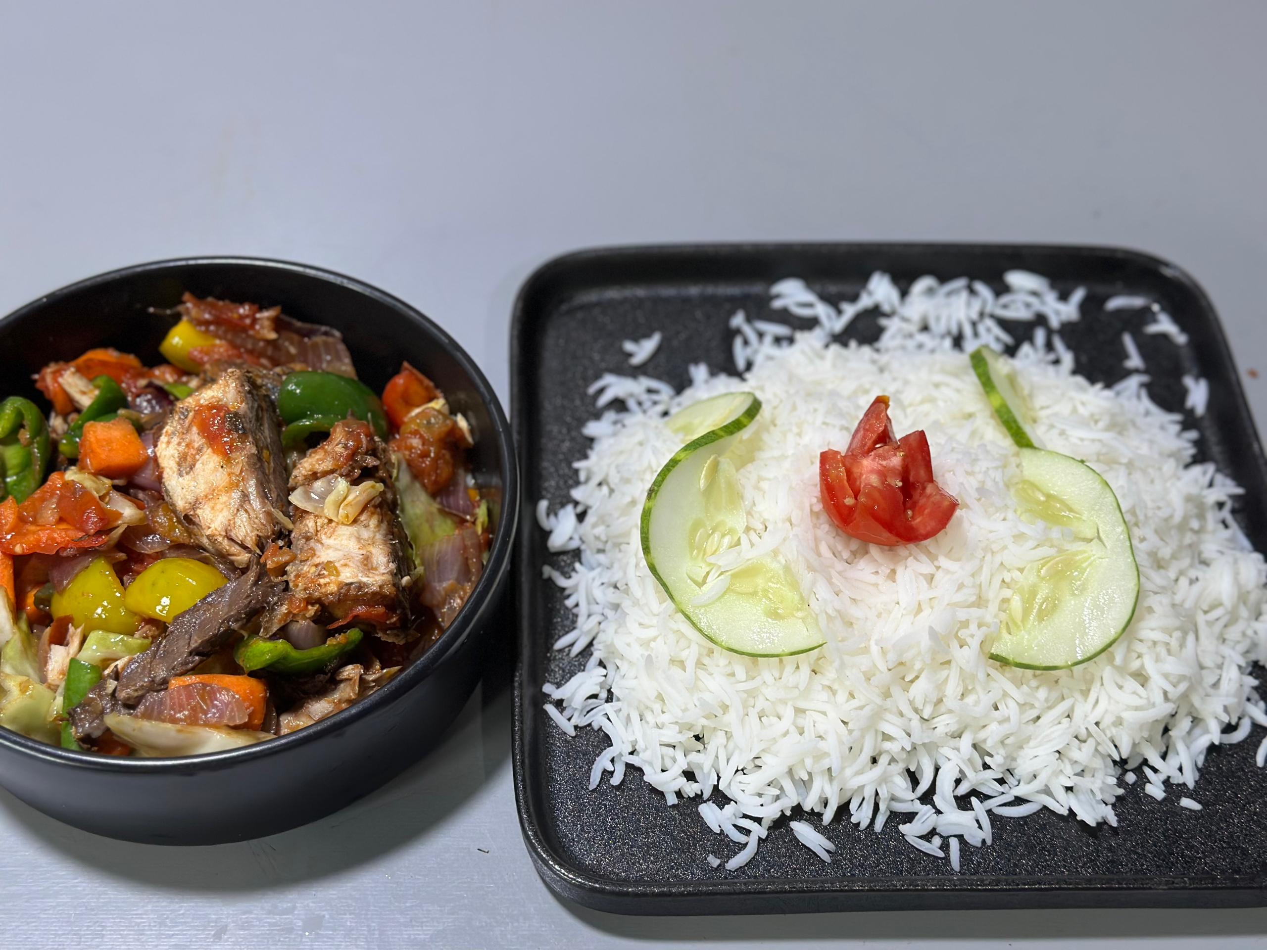 Fish Sauce and White Basmati Rice